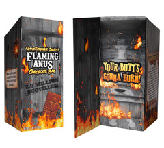 Flamethrower Candy Flaming Chocolate Bar ingredients closeup features Carolina Reaper peppers.