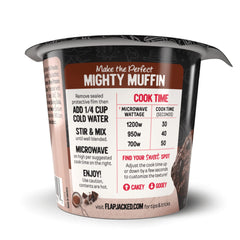 Mighty Muffins ready-in-seconds demo, quick breakfast prep.