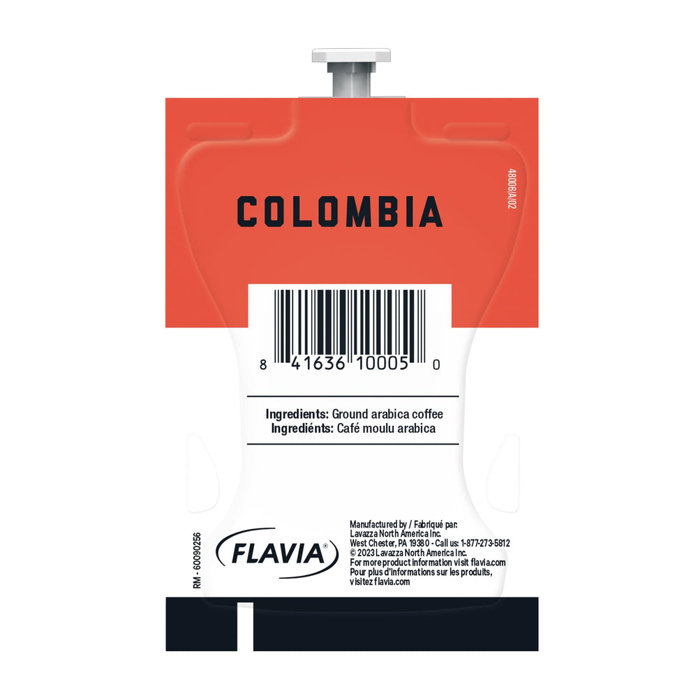 Flavia Alterra Colombia Coffee Pack-to-Cup Brewing visual with clean flavor transfer