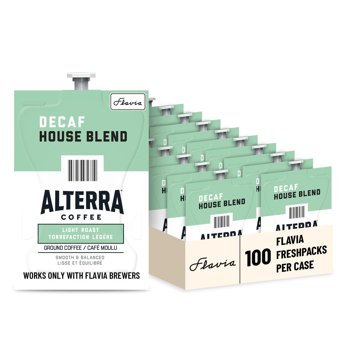 Flavia Alterra Decaf House Blend Freshpack ready for a smooth daily cup