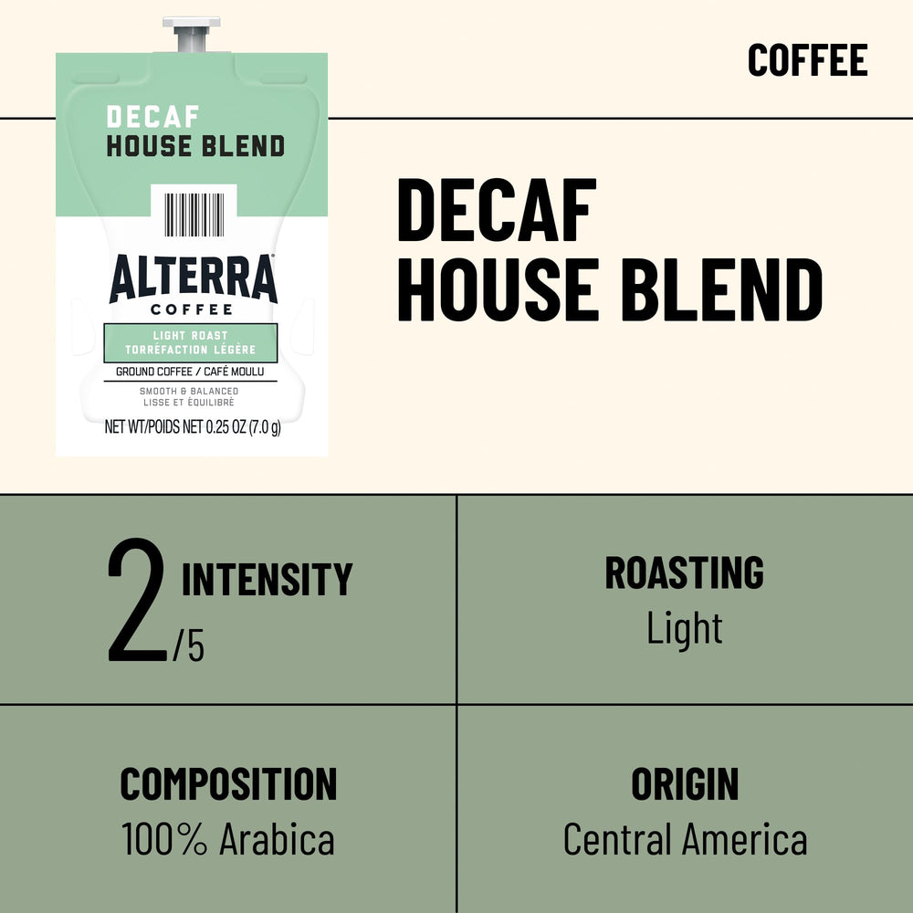 Flavia Alterra Decaf Freshpack pack-to-cup process delivering pure flavor