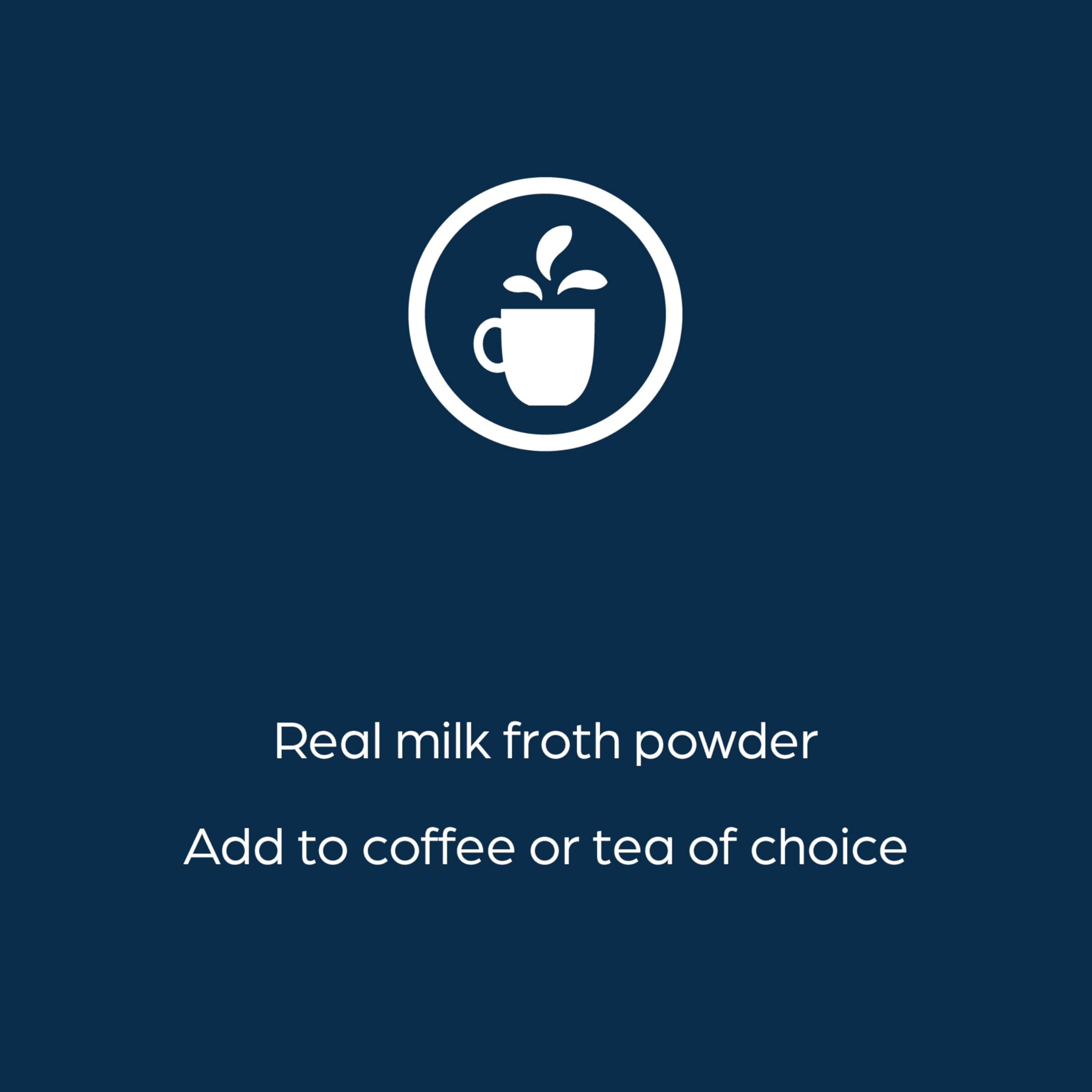 72-pack Real Milk Froth on shelf, ready for busy offices and homes.
