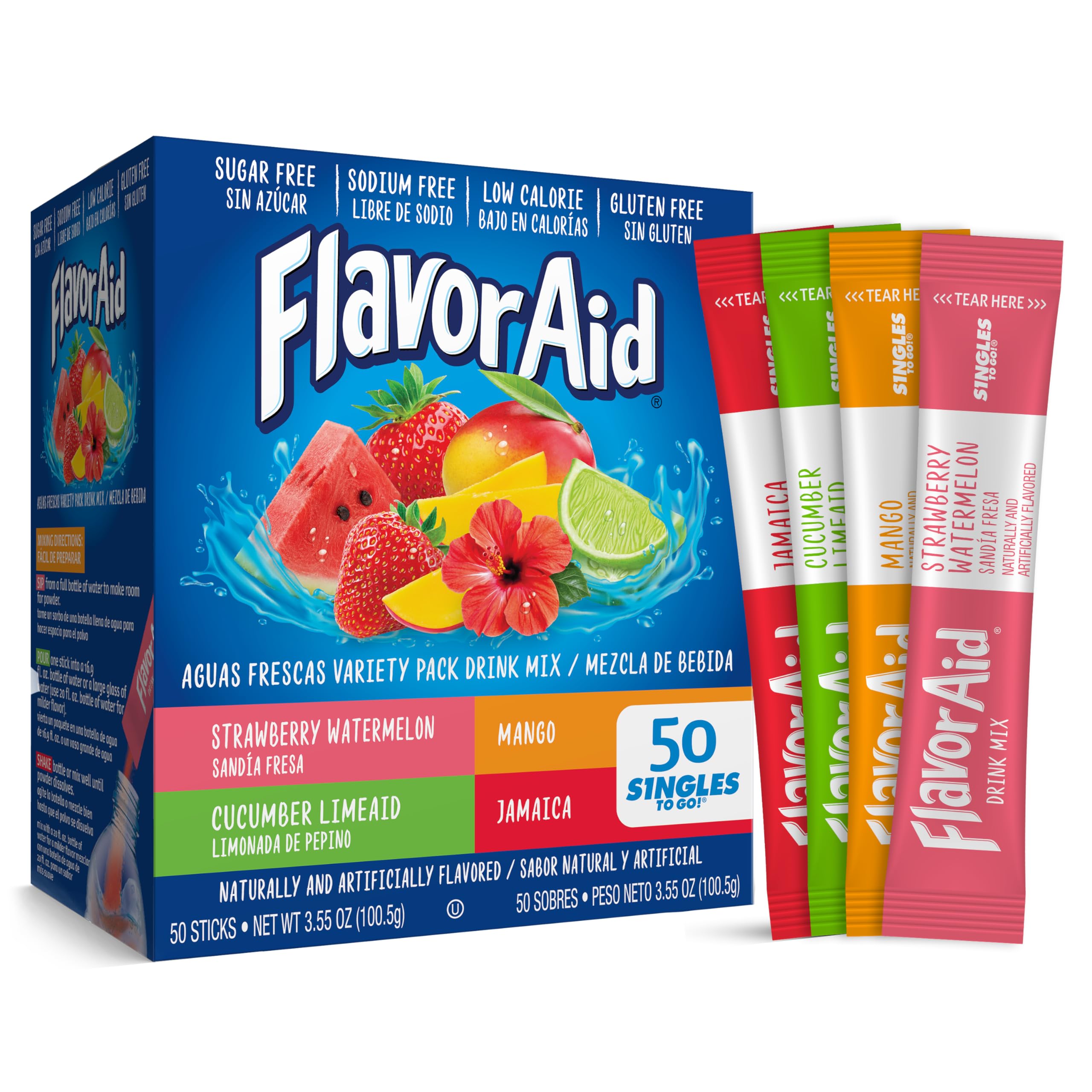 Flavor Aid Singles To Go box, a convenient hydration option for on-the-go lifestyles.