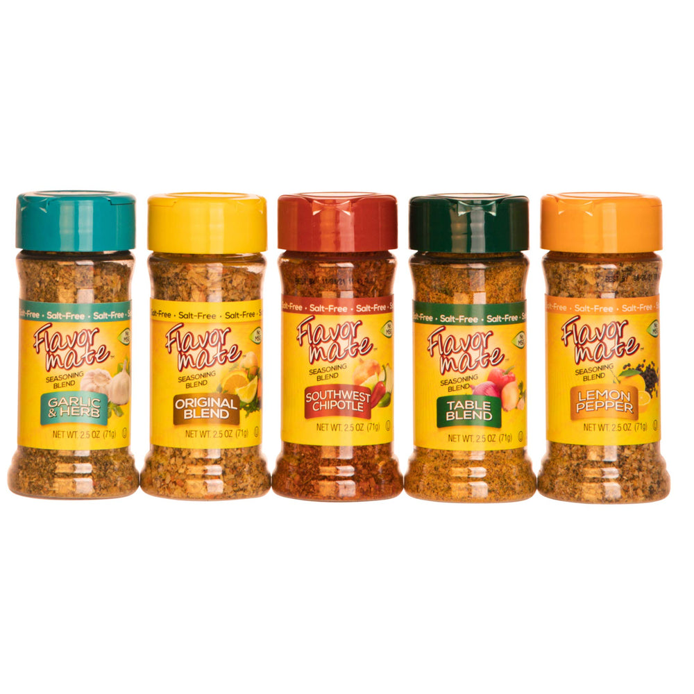 Flavor Mate No Salt Original jar for everyday seasoning without salt.