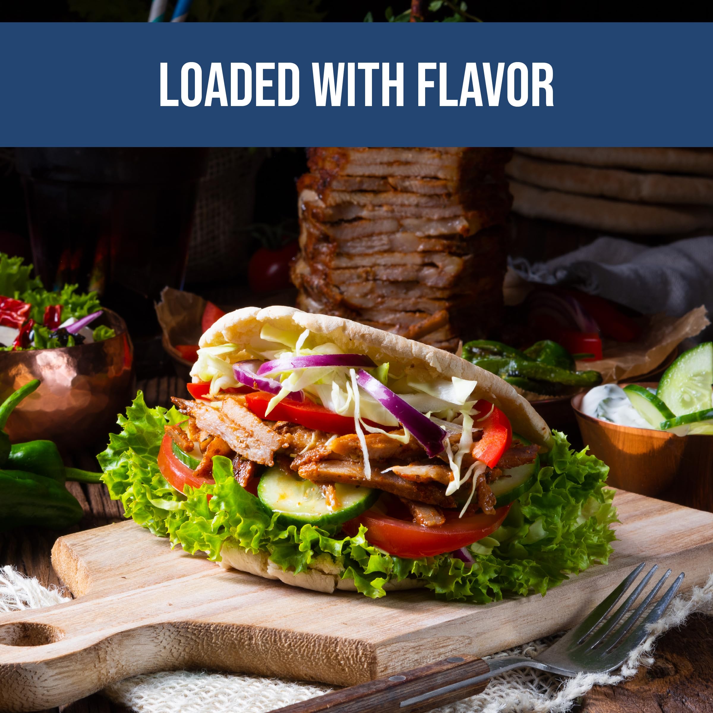 Flavor Seed It's Greek To Me sprinkle on chicken for vibrant Greek flavor.
