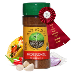 Flavor Seed Rock Yo Taco bottle pour for quick, flavorful taco nights.