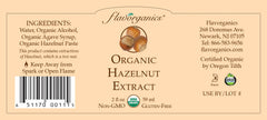 Flavorganics Hazelnut Extract drops-pour shows easy dosing for coffee and desserts.