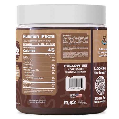 Brownie Batter powder being dispensed for quick mix-ins