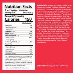 FLIMEAL protein shake delivers 19g protein per serving for muscle support.