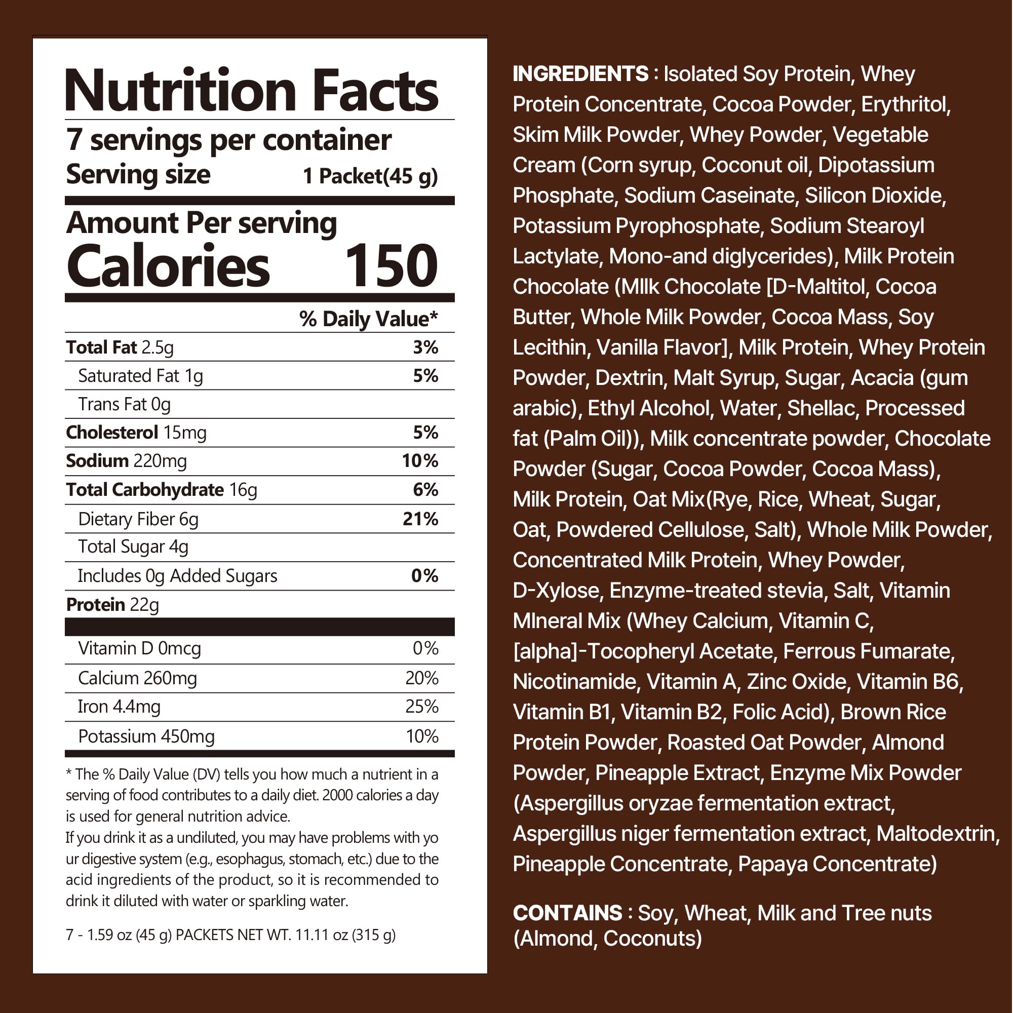 FLIMEAL chocolate shake close-up with crunchy protein balls for a satisfying texture.