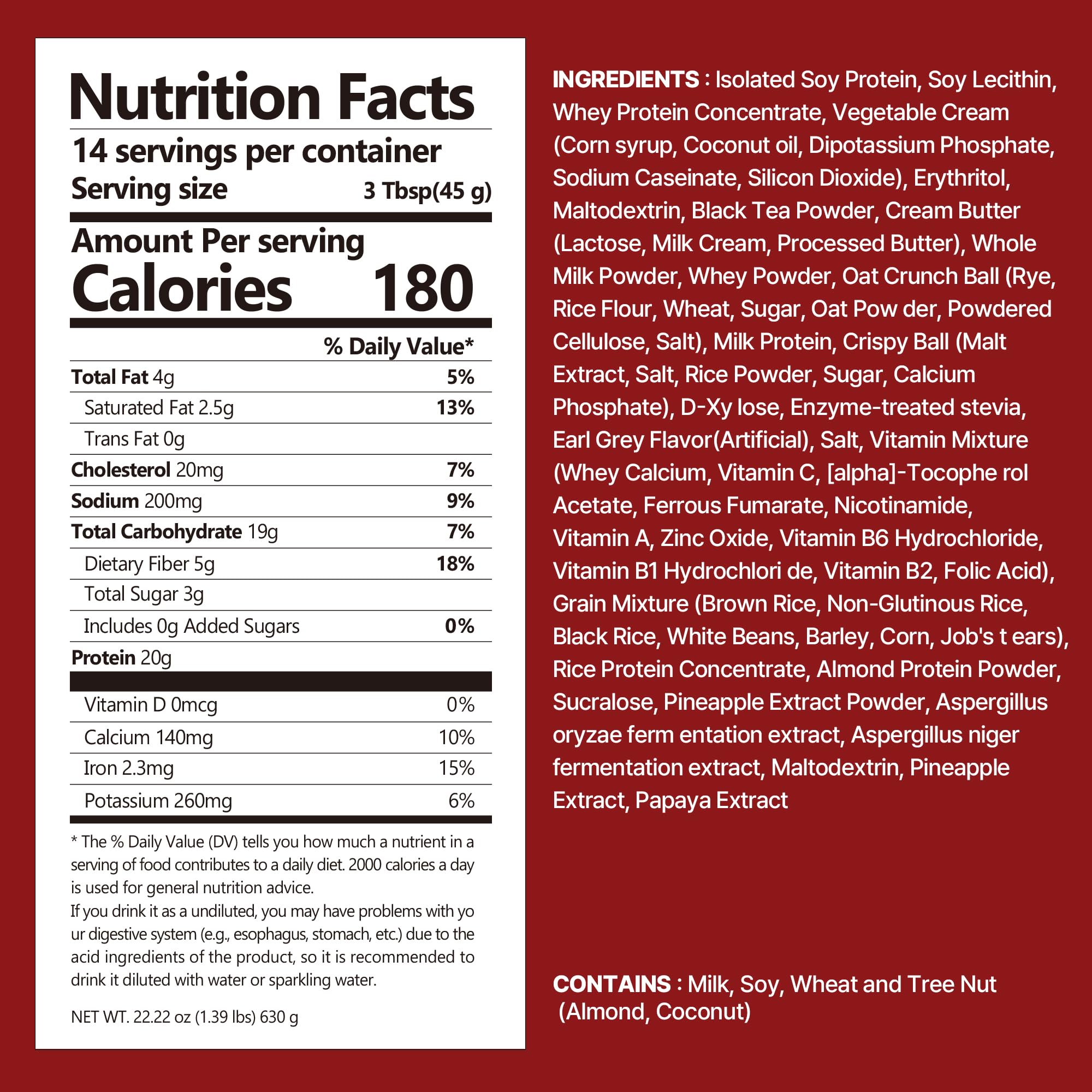 Closeup of Flimeal crunchy protein balls for texture in the shake
