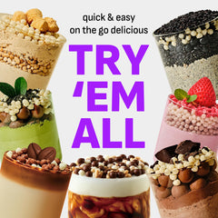 Assorted FLIMEAL flavors display collection for daily flavor variety