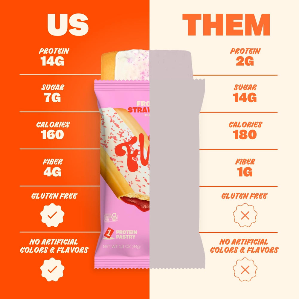 FLINGS Individually wrapped bars for convenient per-day snack.