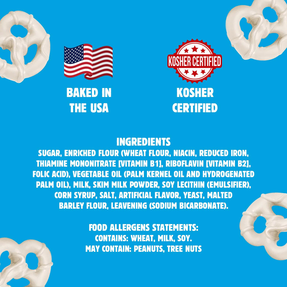 Flipz oven-baked pretzels texture emphasizes crisp bite and chew.