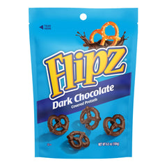 FLIPZ resealable packaging keeps chocolate fresh between bites during travel.