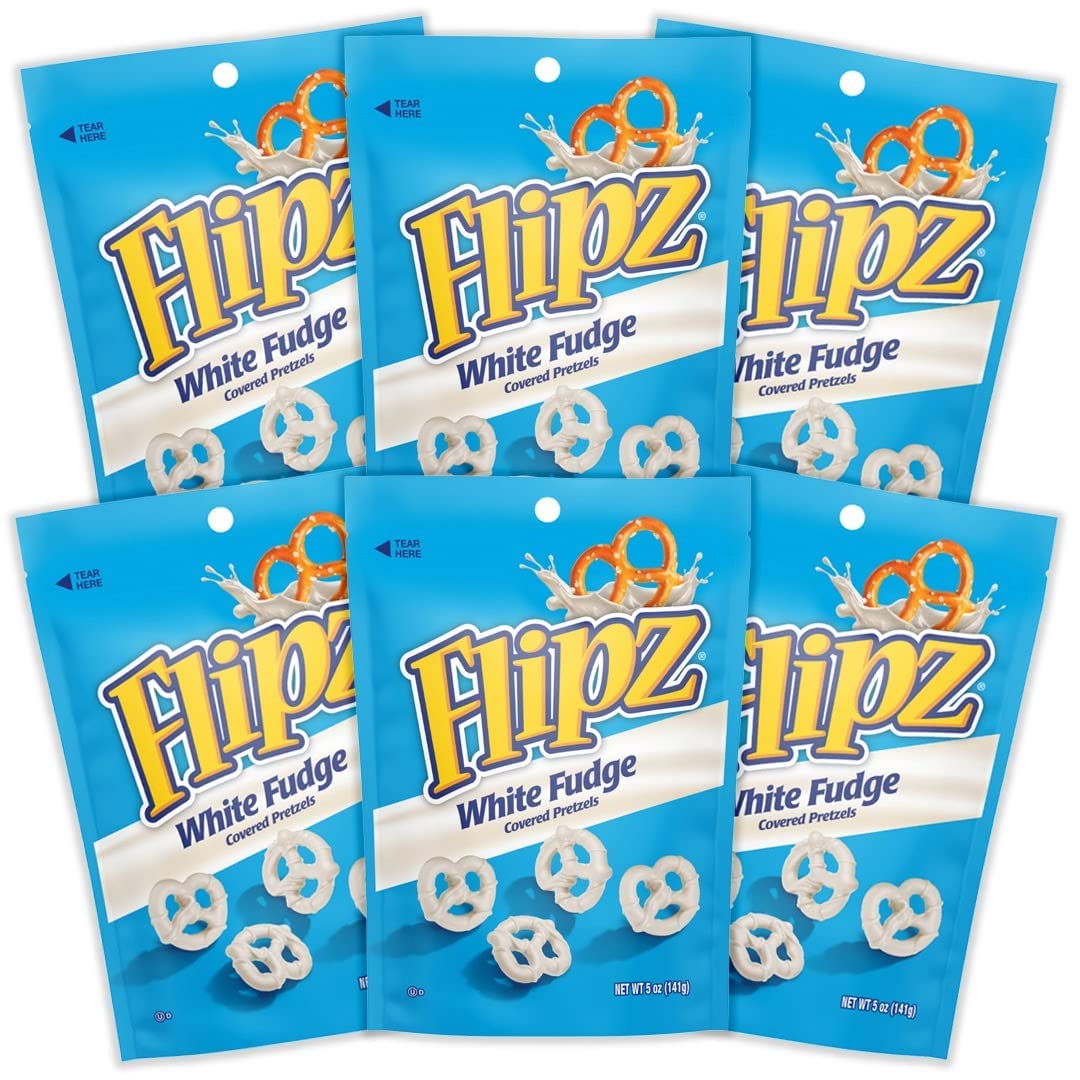 Flipz pretzel crunch close-up highlights oven-baked crispness.