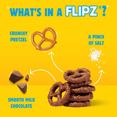 Flipz two-pack ready for pantry storage and future snacking.