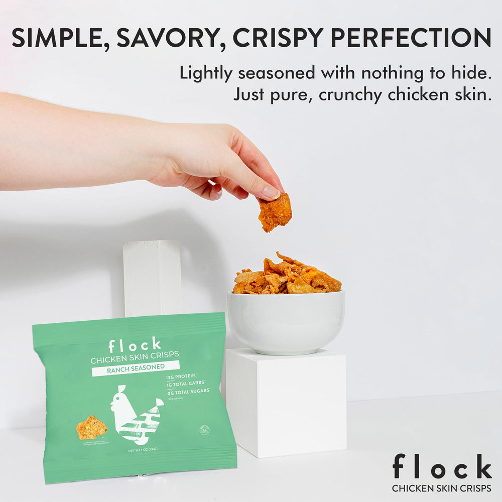 Flock Ranch chips on-the-go snack ready to satisfy between meals