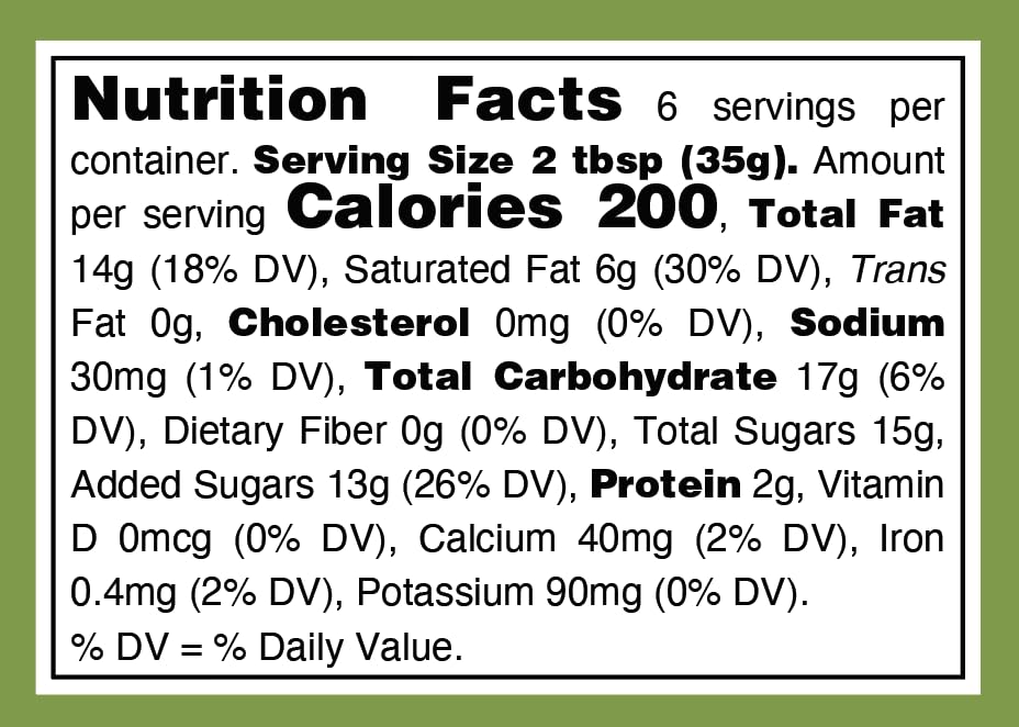 Flora Fine Foods Sweet Pistachio Crunchy Spread pistachio chunks visible, ideal as a dessert topping