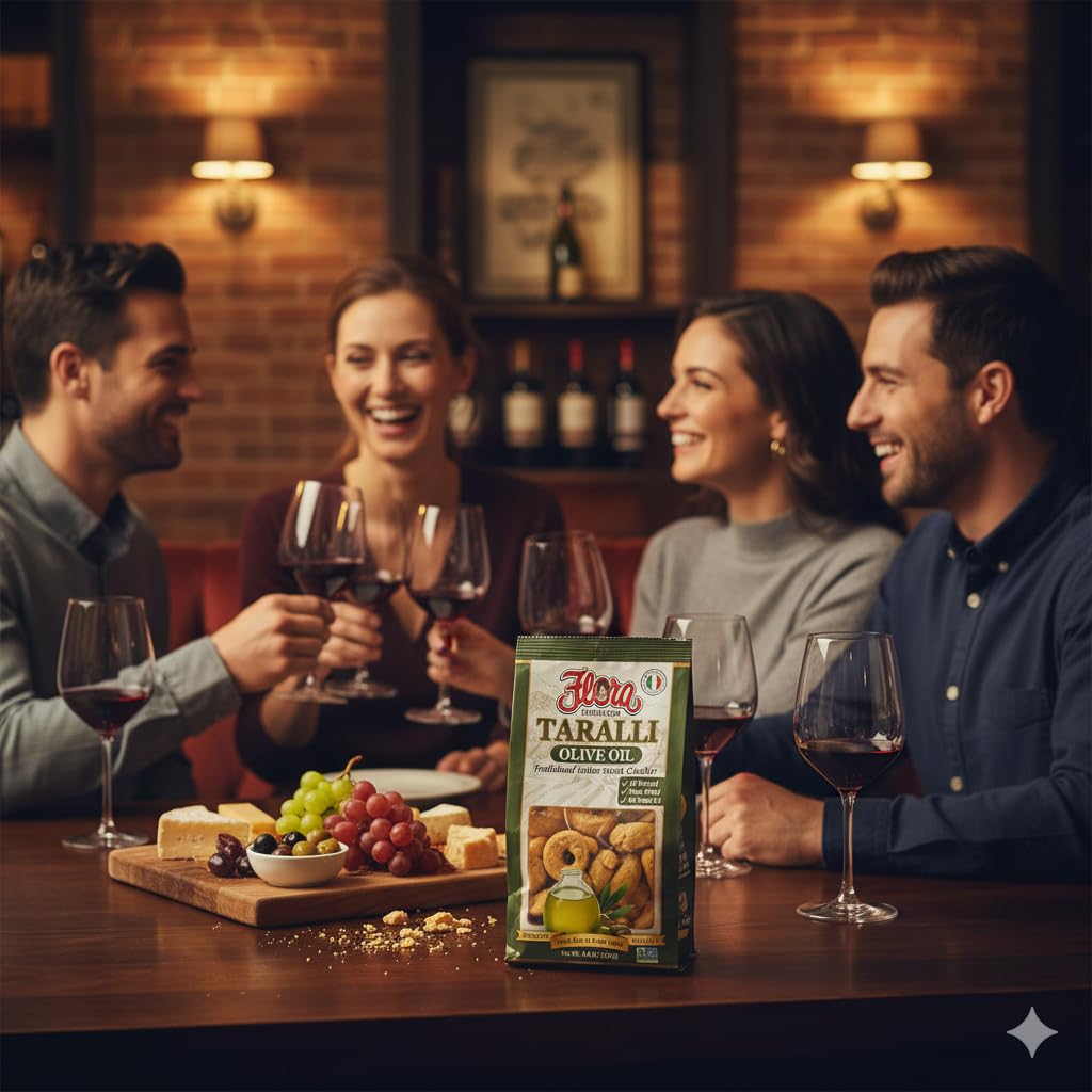 Flora Taralli pairing-wine-cheese makes entertaining easy and tasty.