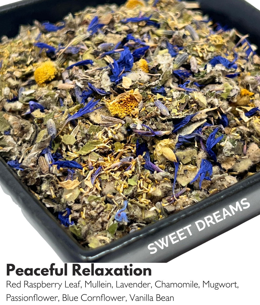 Flora Jane's Smoke Brew dried herbs bundle with inviting aroma.