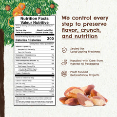 Floresta em Pé Brazil nuts medium-size pack for easy portion control.