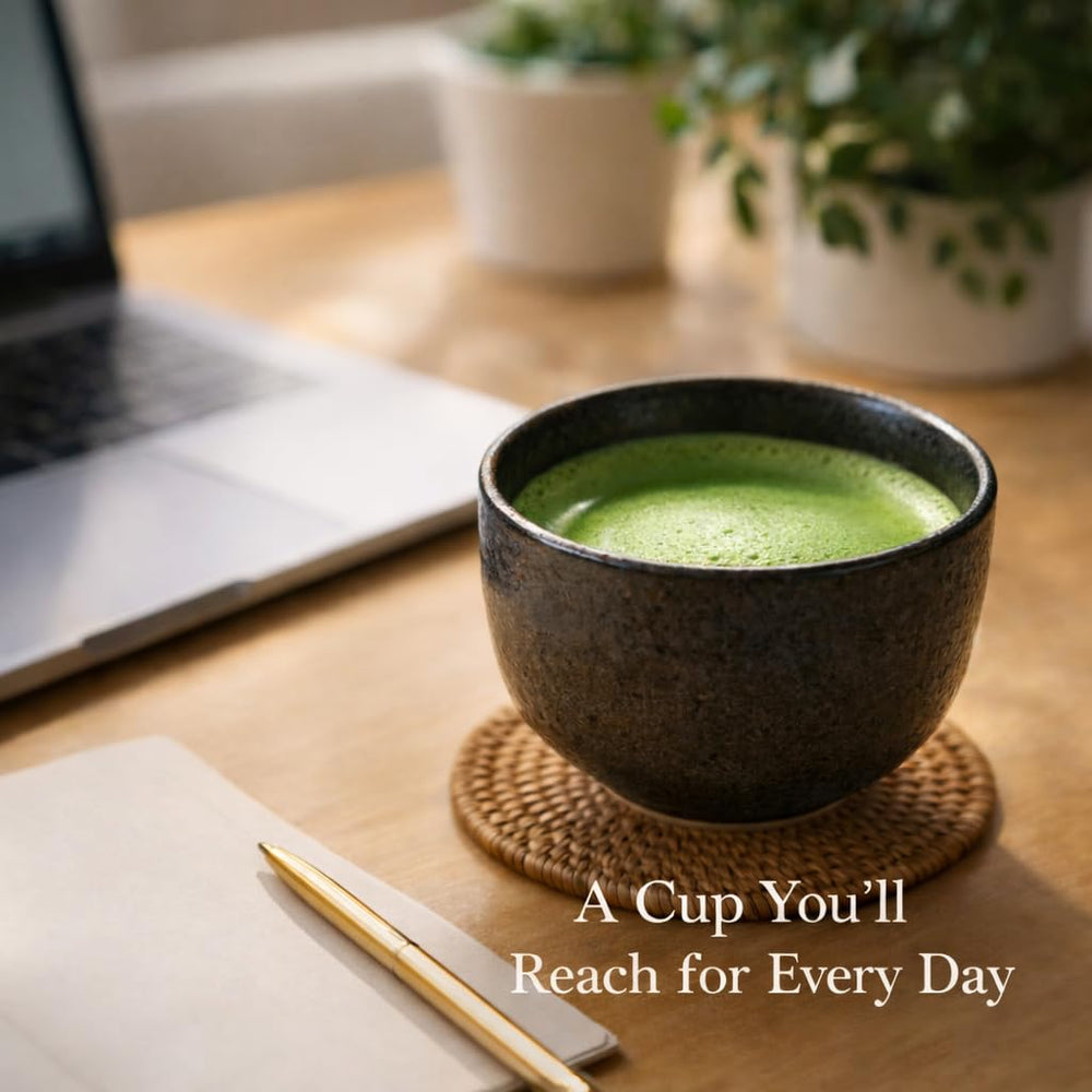Florvay packaging shows ceremonial grade matcha and origin indicators.