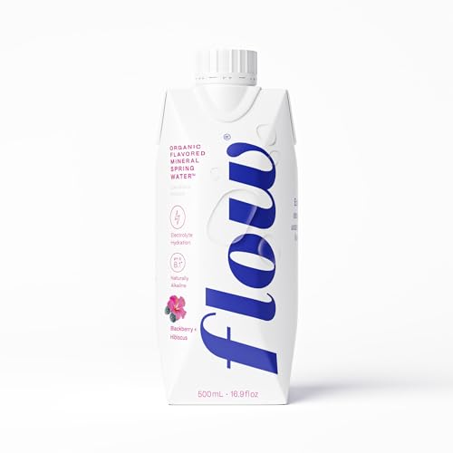 Flow label on eco packaging demonstrates recyclable materials supporting sustainable sipping.