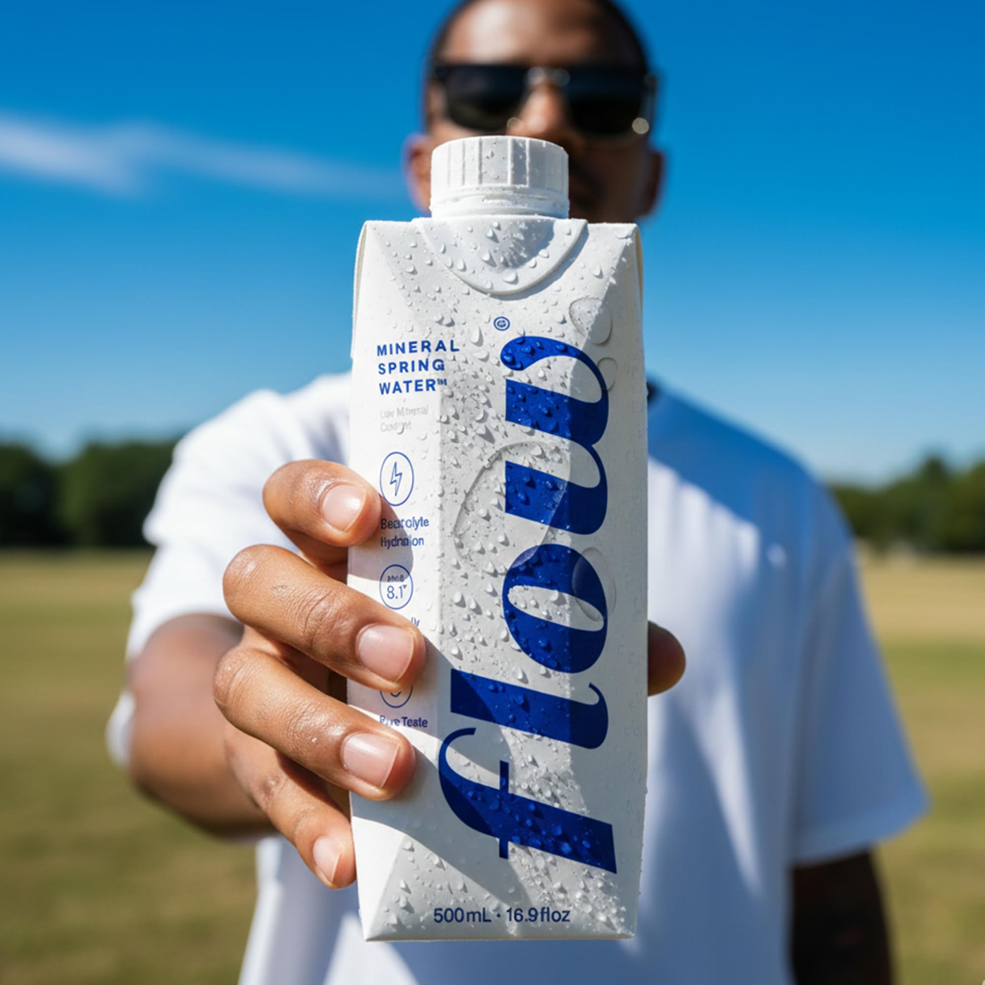 Flow recyclable packaging textures communicate responsible choices for eco-conscious buyers.