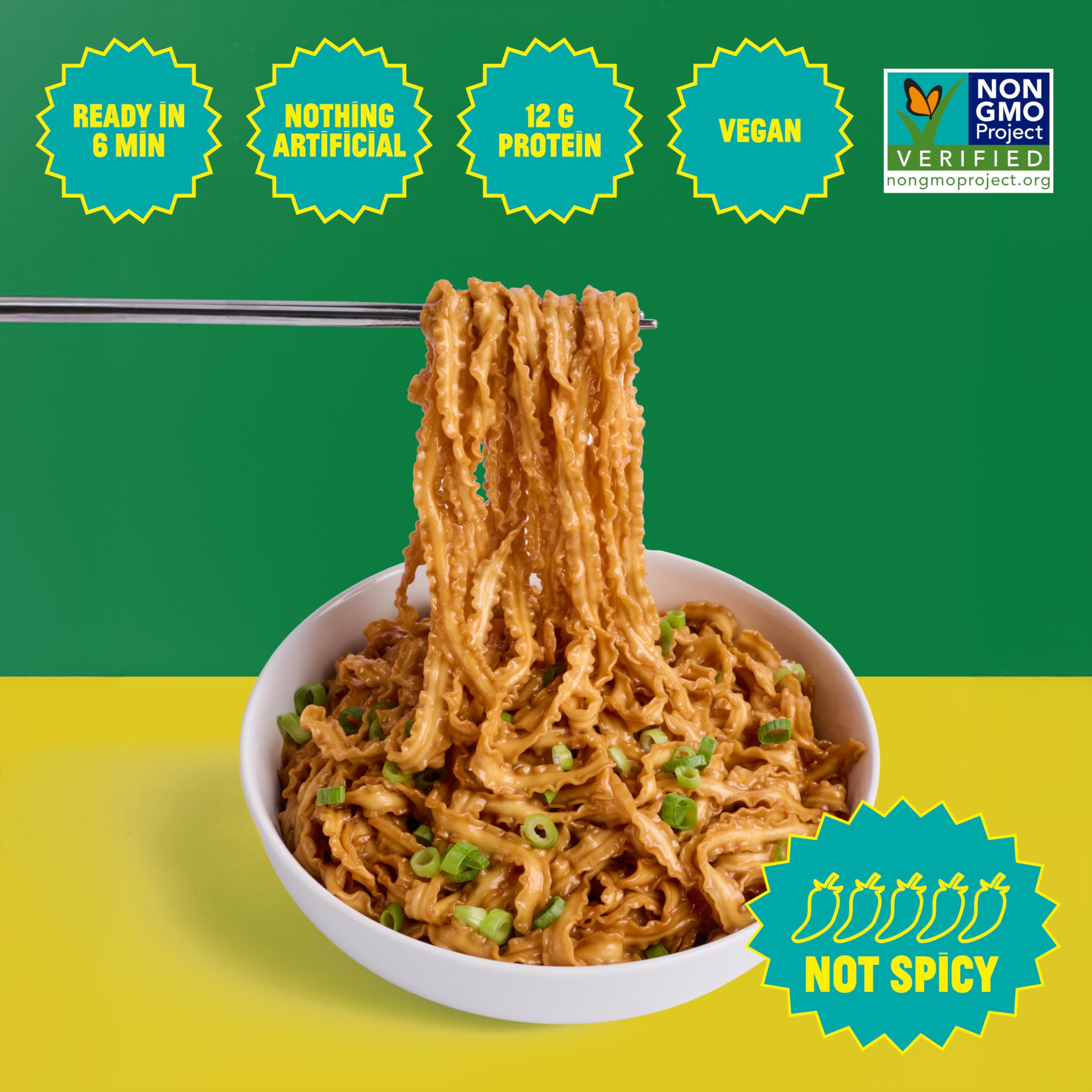 Fly By Jing Classic Soy Noodles scallion sauce close-up enriching aroma and flavor.