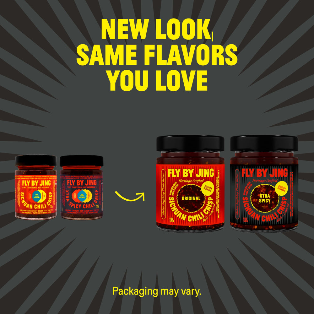 Finish a fresh salad with FlybyJing chili crisp for bright flavor