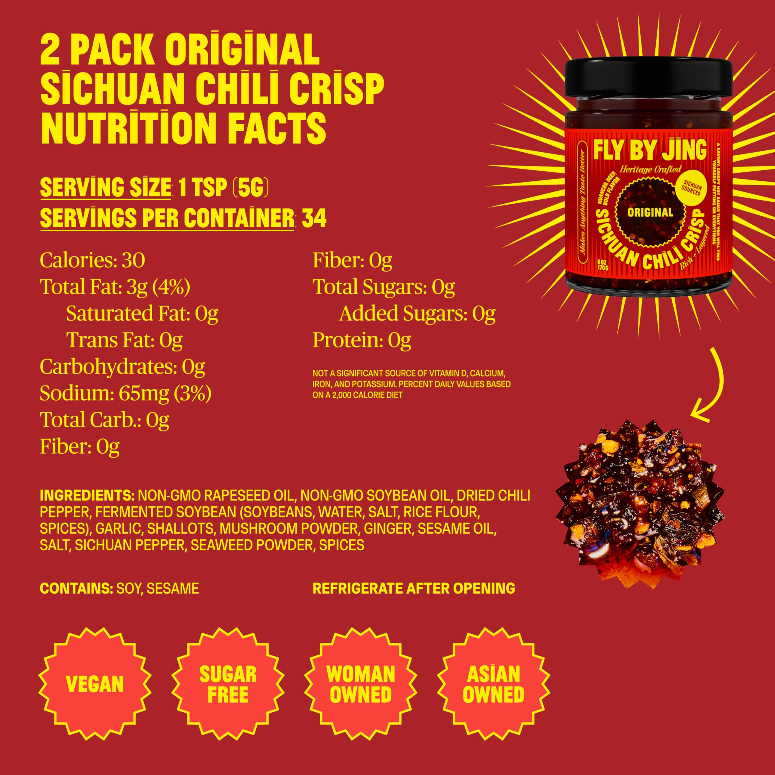 Chili crisp used as a spicy marinade and dressing base