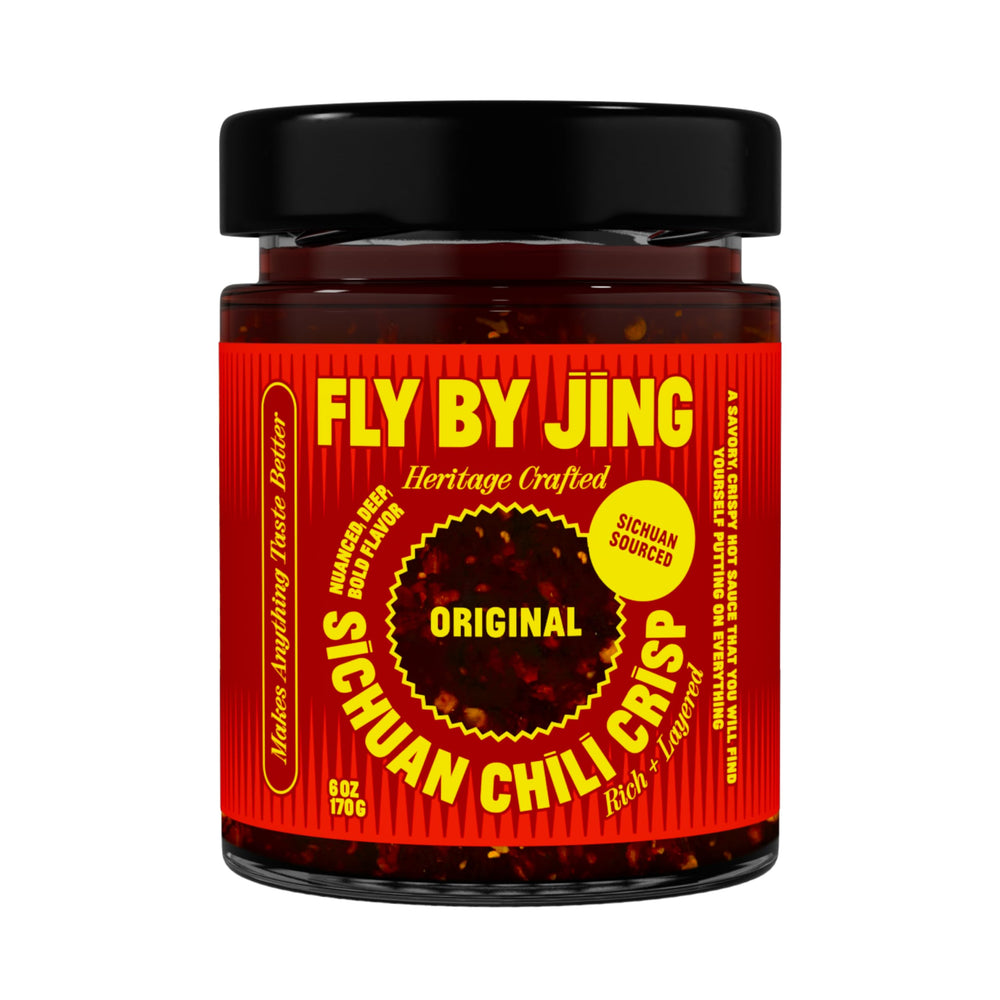 Flybyjing Original Sichuan Chili Crisp bottle boosts versatile flavor