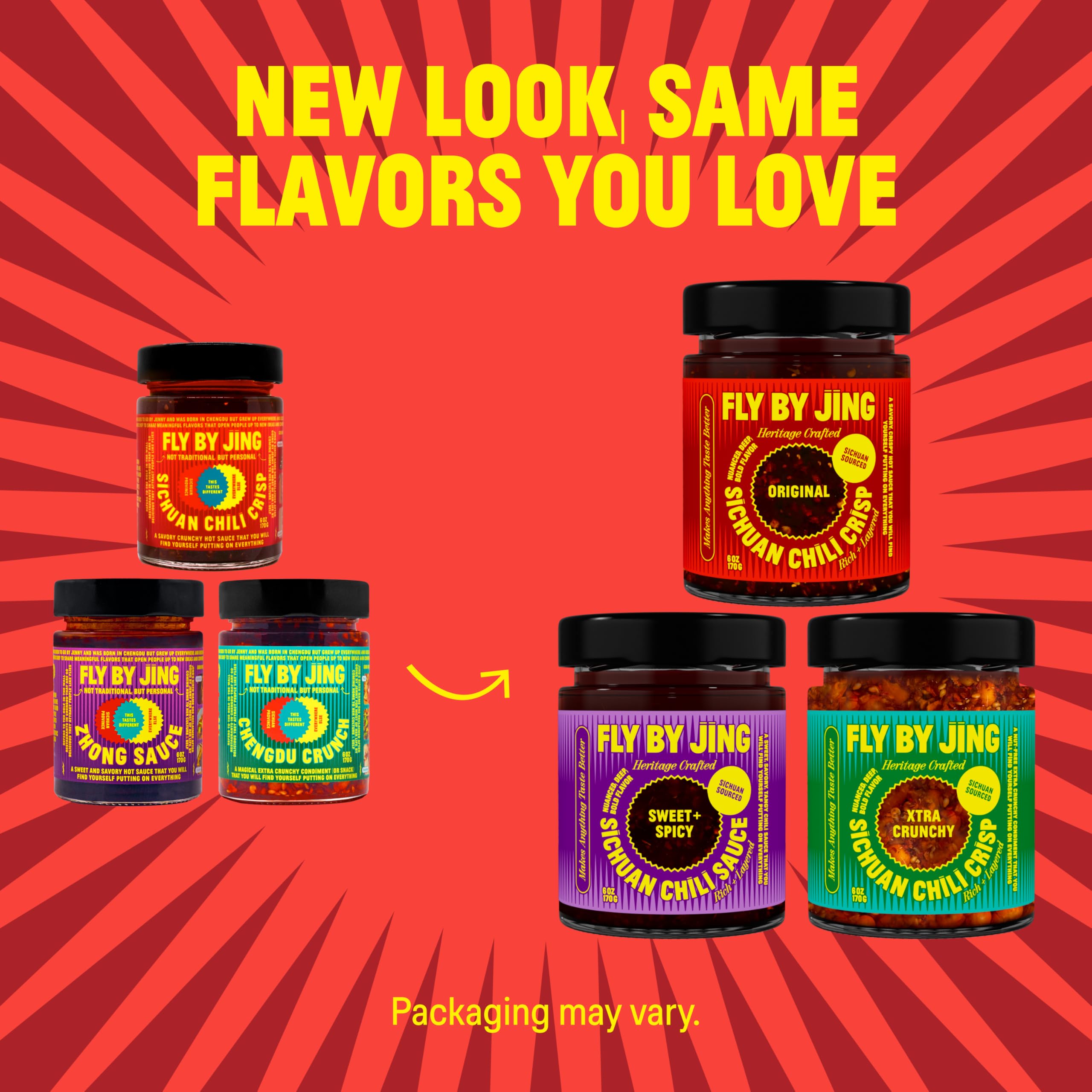 FlyByJing sauces poured over pizza for a zingy finish.