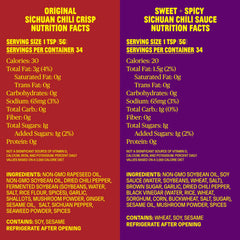 FLYBYJING Sweet + Spicy Sichuan Chili Sauce bottle pour, tangy and versatile