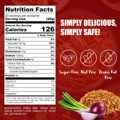 Flying Horse aroma-rich onion crunch enhances pho, soups, and noodles.