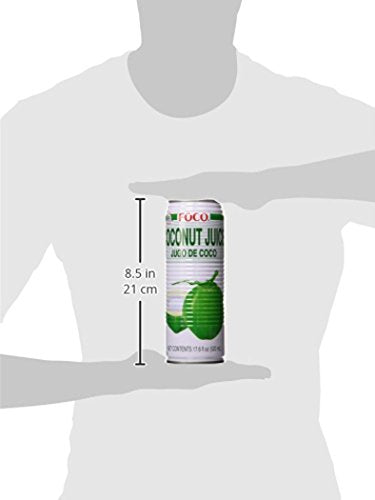 FOCO Coconut Juice closeup reveals texture for a natural, tropical feel.