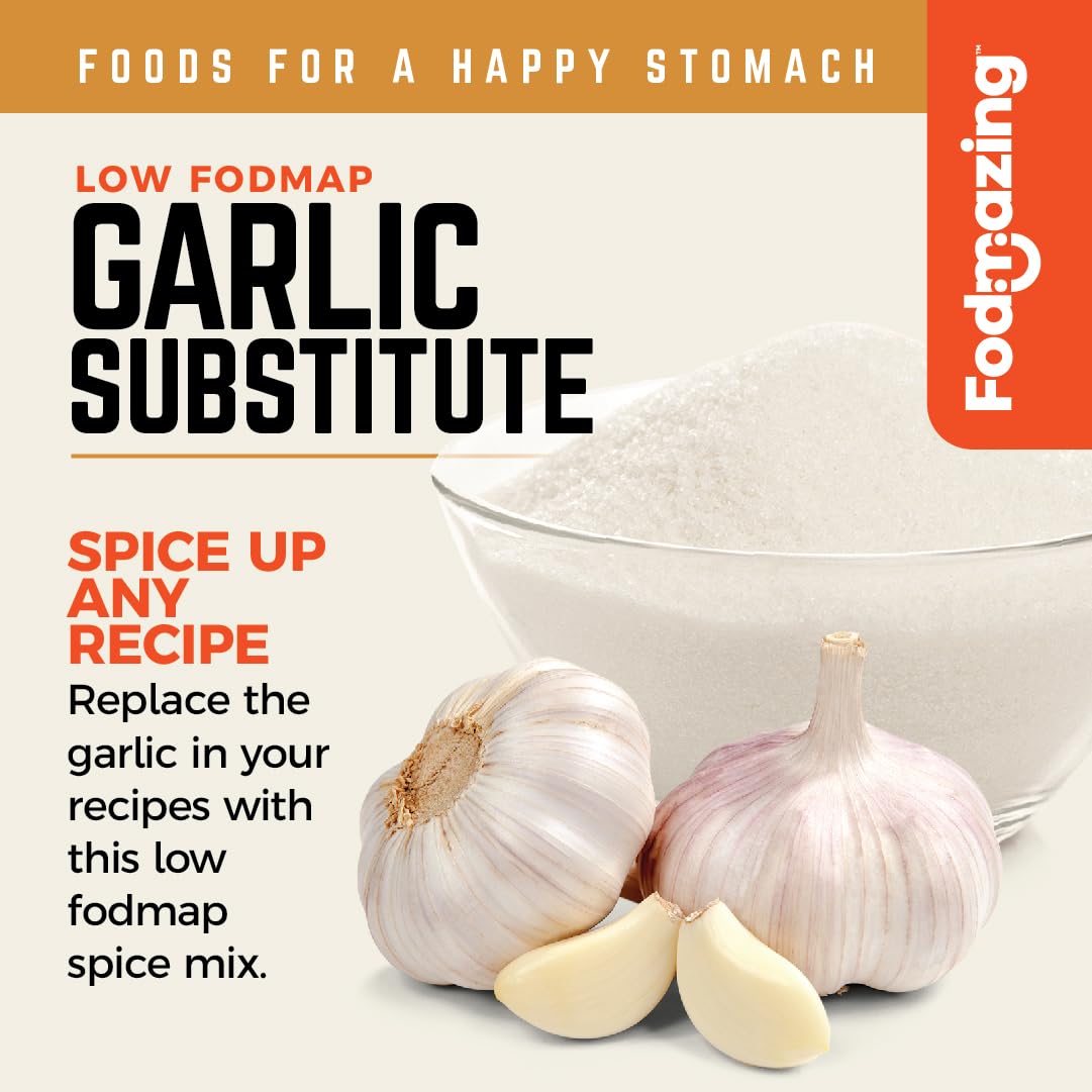 Fodmazing Garlic Replacer on vegetables adds bright garlic flavor