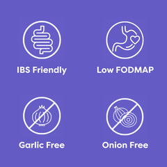Fody Everyday Seasoning being sprinkled to boost low FODMAP meals