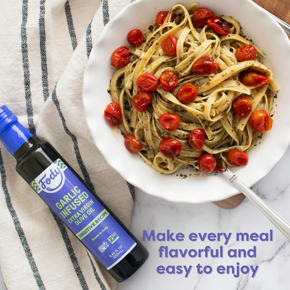 Fody garlic-infused olive oil dressing or marinade ready