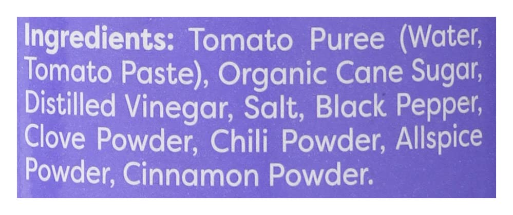 Fody Ketchup label closeup highlighting clean ingredients and label transparency