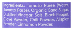 Fody Ketchup label closeup highlighting clean ingredients and label transparency
