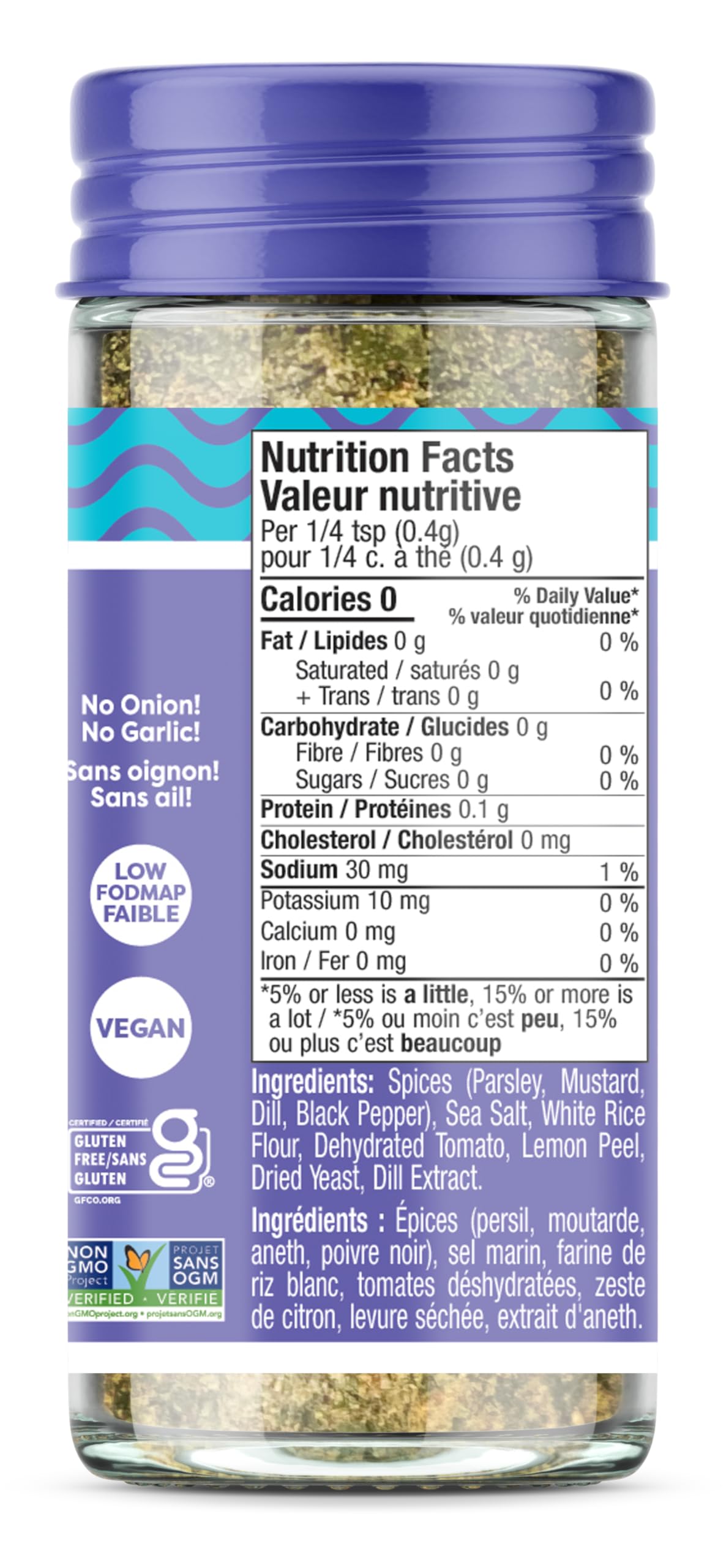 Fody Ranch Seasoning bottle on shelf highlighting gluten-free vegan blend