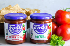 Three 16 oz jars laid out, emphasizing value and low FODMAP option.
