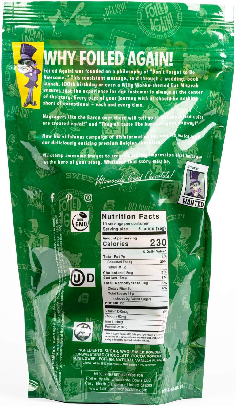 Foiled Again! One-pound bag, quick restock for events