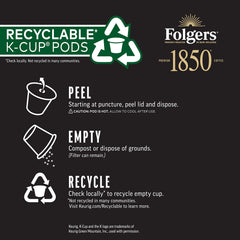 Folgers 1850 Black Gold steel-cut beans showcase quality roasting.