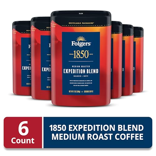 Aromas of Folgers 1850 Expedition Blend medium roast filling a kitchen
