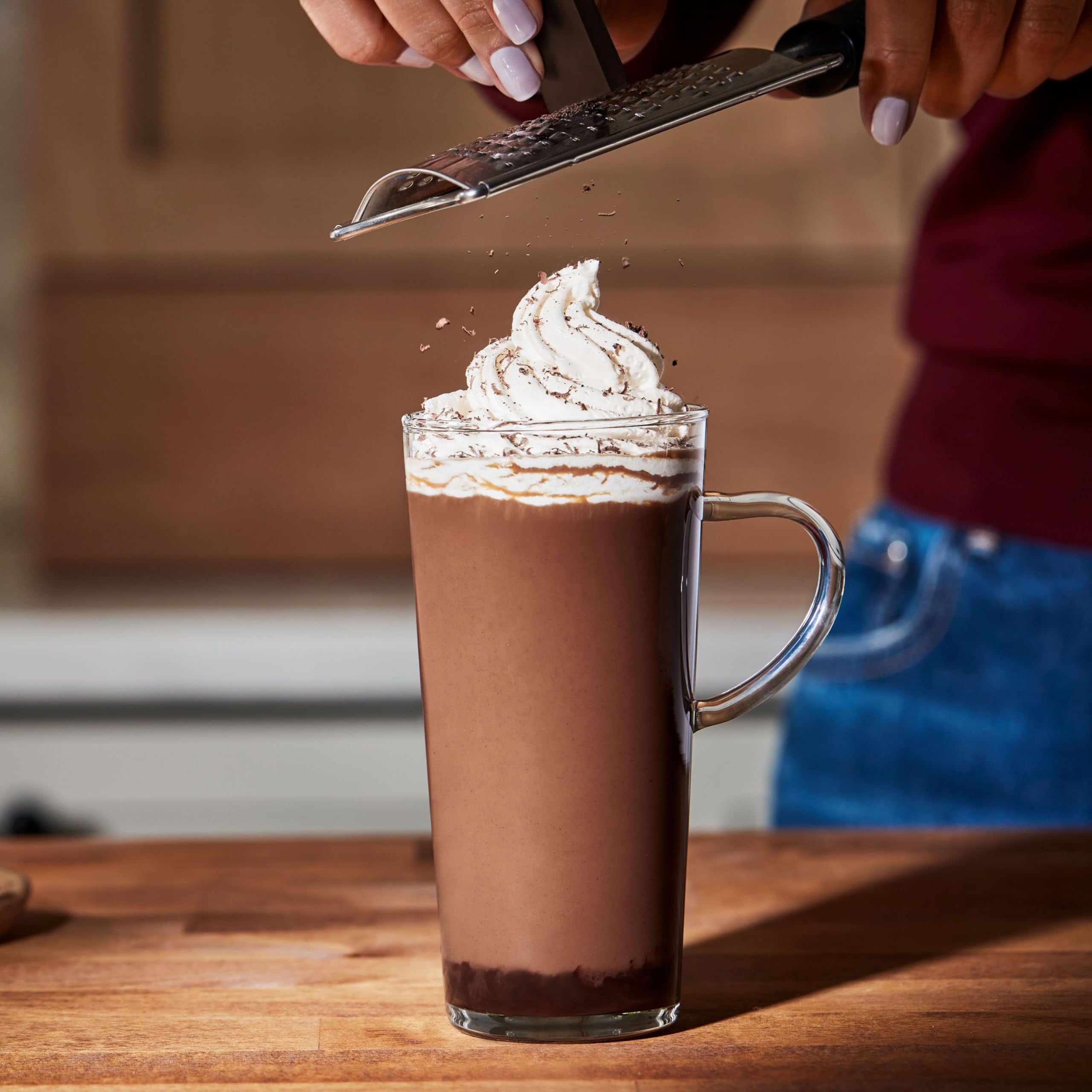 Energy-boosting morning ritual with Folgers Black Silk.