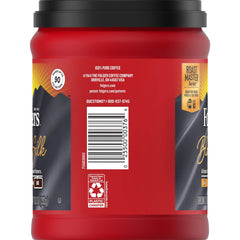Folgers Black Silk French press brew, rich flavor in minutes