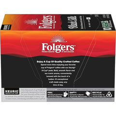 Folgers Black Silk K-Cup pods showcase a dark roast with smooth finish